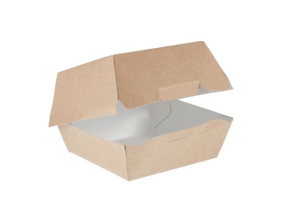 Colpac kraft škatuľky na hamburgery štandardné kompostovateľné 10,8 cm (250 kusov)