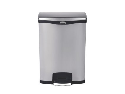 Pedálový kôš Rubbermaid Slim Jim Front Step z nerezovej ocele 90L