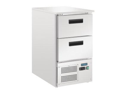 Chladiaci pracovný stôl Polar G-series s 2x zásuvkami GN 1/1