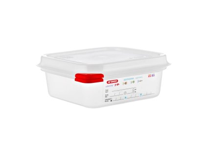 Araven GN 1/6 potravinový box s vekom 1,1 l (4 kusy)