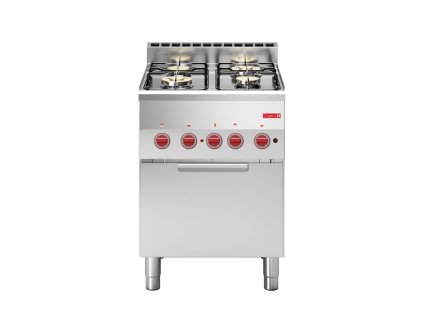 Gastro M 600 plynový sporák 60/60CFGE