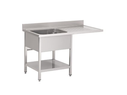 Gastro M nerezový drez s priestorom na umývačku riadu 120x70x85cm