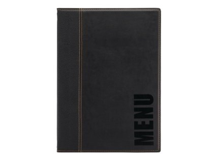 Securit Trendy zložka menu A4 čierna