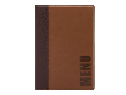 Securit Trendy zakladač menu A4 hnedý