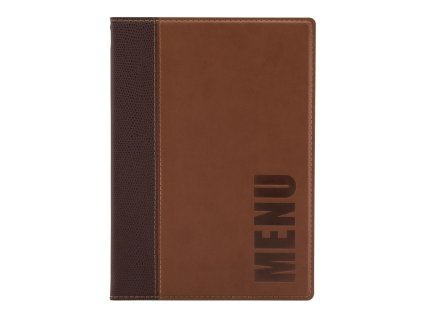 Securit Trendy zakladač menu A5 hnedý