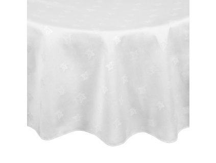 Mitre Luxor Luxor obrus biely priemer 173cm