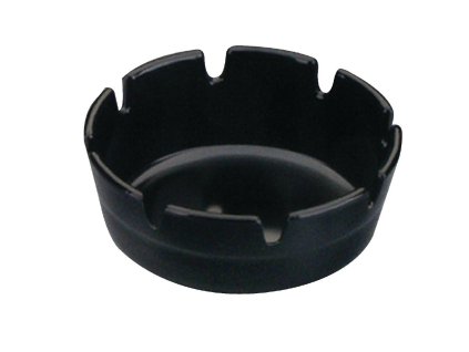 Krištáľový melamínový popolník čierny 10cm