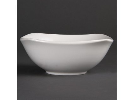 Olympia Whiteware zaoblený štvorcový riad 18 cm (12 kusov)