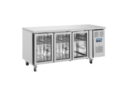 Polar U-series trojdverový displej chladiaci nízky model 358L