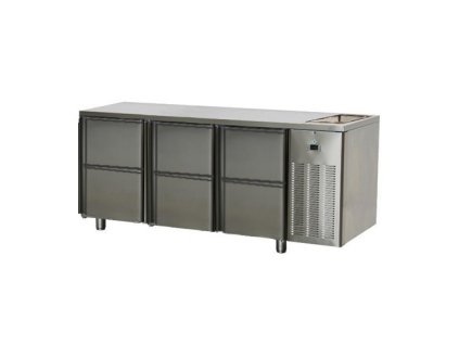 Stôl chladiaci s drezom, 6 x zás. SCH-3D-6ZDr