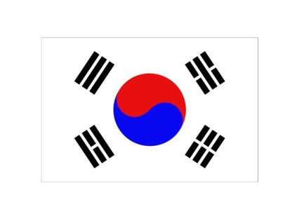 Vlajka Južná Korea