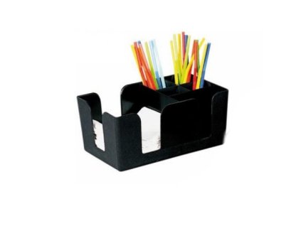 Zásobník na servítky a slamky