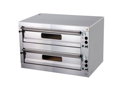 Pizza pec 2x6, celošamot., mechan. teplomer P-12