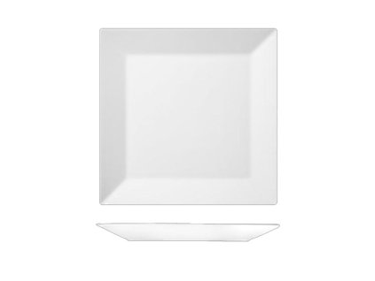 Tanier plytký štvorhranný 21x21 cm ACTUAL