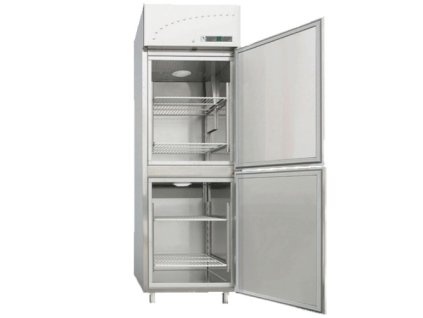Chladnička/mraznička nerez. ventil. 2 x 325 l LM-2350