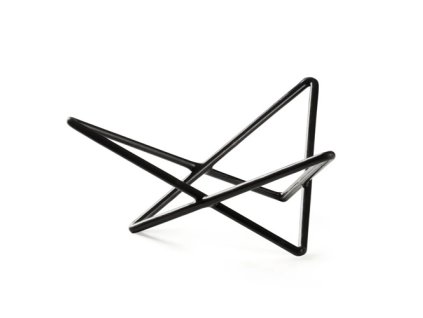 Stojan bufetový čierny nízky TRIO