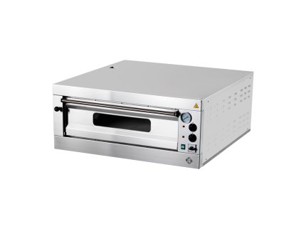 Pizza pec 1x4, celošamot., mechan. teplomer P-4T