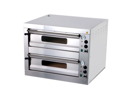 Pizza pec 2x4, celošamot., mechan. teplomer P-8T