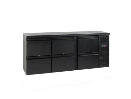 Stôl chladiaci barový, 6 x zás., antracit CBC-360