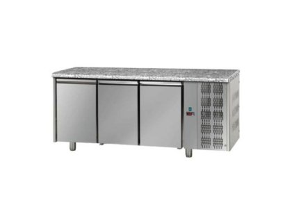 Stôl chladiaci, 3 x dvere, granitová doska TP03-MIDGRA