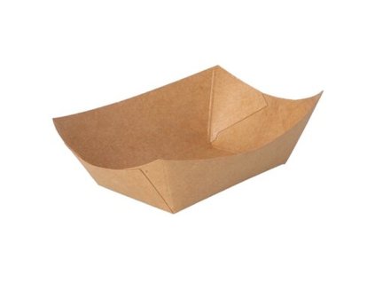 Miska pap. Kraft L 14 x 9 x 5 cm - 50 ks
