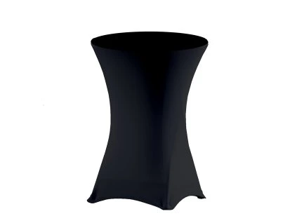 Návlek na stôl koktailový čierny