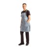 Chef Works náprsní zástěra Urban Berkeley džínová se šlemi blankytně modrá