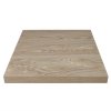 Bolero stolová deska čtvercová v dekoru starobylého dřeva s přírodní povrchovou úpravou 600mm