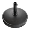Betónový podstavec na slnečník Bolero s adaptérom 43/38 mm čierny