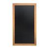 Securit dlhý nástenný tanier s teakovým efektom 100x56cm