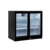 Stôl chladiaci barový, 2 x presklené dvere 2D/PD