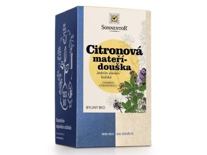 Sonnentor caje porcovane Citronova materidouska