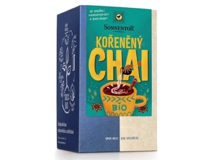Sonnentor caje porcovane Chai koreneny