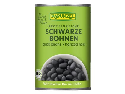 Rapunzel konzerva fazole cerne 400g