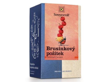Sonnentor caje porcovane Brusinkovy pozitek