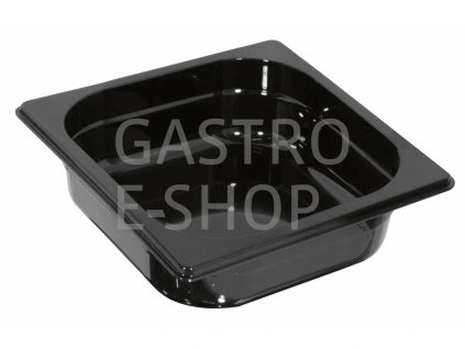 gn 1 6 h 65 mm polykarbonat cerny
