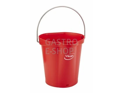 vedro 6 litru cervena