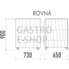 Neutrální pracovní modul rovný 650 NE