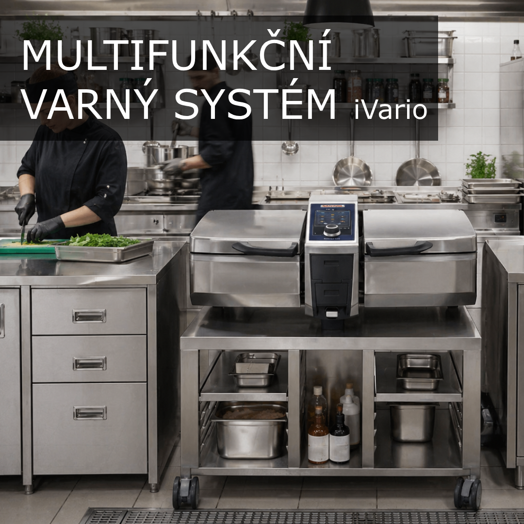 Objevte čtyři modely iVario - multifunkční varný systém pro profesionální kuchyně