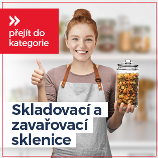 Skladovací a zavařovací sklenice