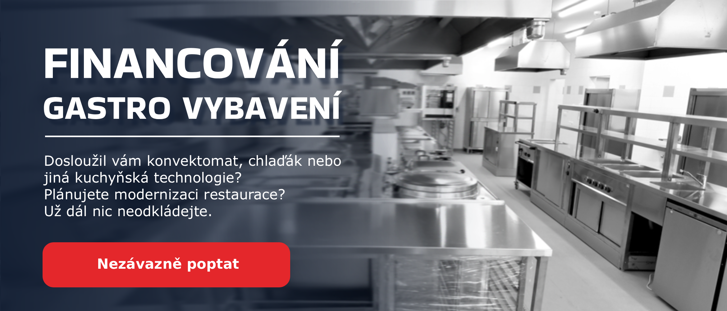 Financování gastro vybavení