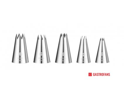 Trysky - zoubkované, o6-8-10-12-14  Hendi