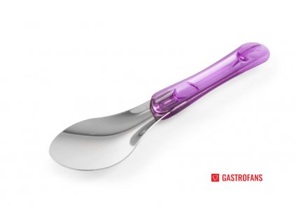 Lžíce na zmrzlinu s rukojetí z tritanu - purple - L 260 mm