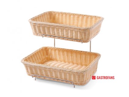 Košík na pečivo GN 1/2 - 360x280x(H)290 mm