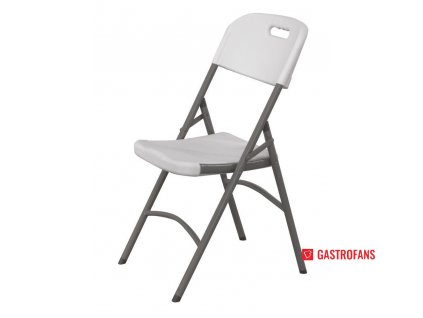 Cateringová židle - světle šedá, max. nosnost 180 kg., 540x440x(H)840mm