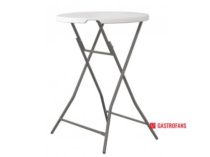 Kulatý koktejlový stůl, max. nosnost 80 kg., o800x(H)1100mm  Hendi