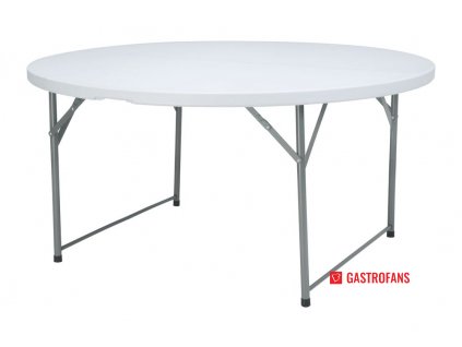 Bufetový stůl kulatý skládací, o1500x(H)740mm  Hendi