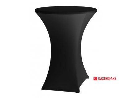 Ubrus kulaty Symposium, Černá, o850x(H)1150mm  Hendi