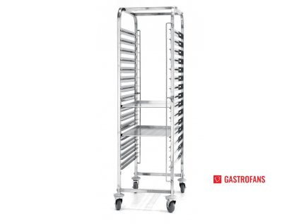 Pojízdný vozík Profi Line na tácy – 15x 600x400, 690x515x(H)1695mm