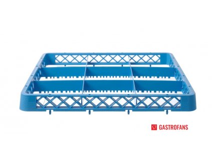 Nástavec na koš do myčky - 9 oddílů - 500x500x(H)45 mm